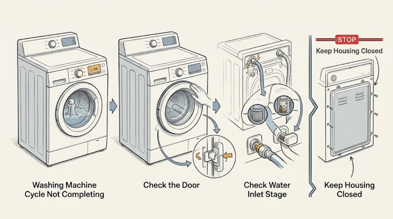 Washing Machine Cycle Not Completing