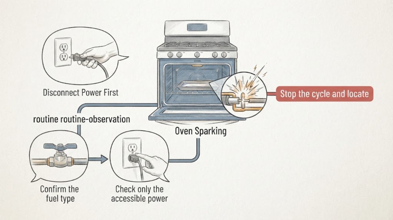 Oven Sparking