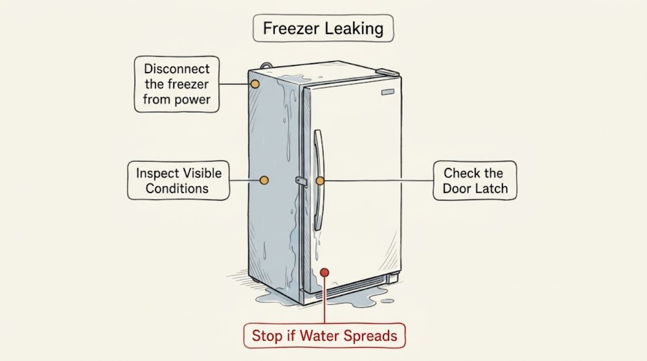 Freezer Leaking