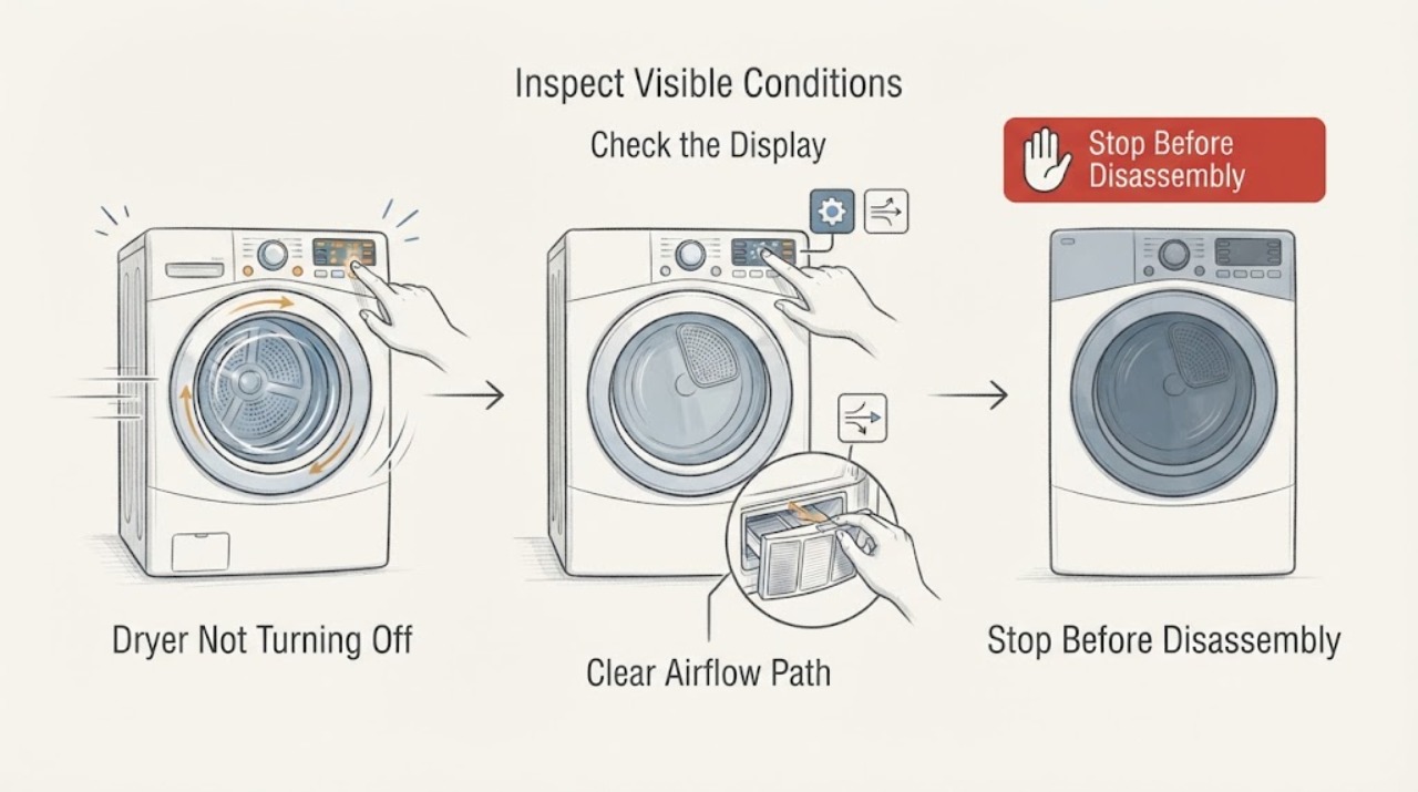 Dryer Not Turning Off