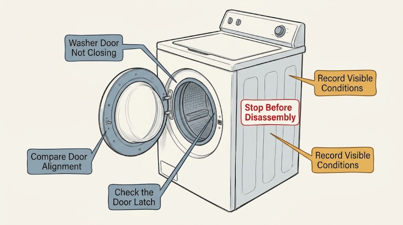 Washer Door Not Closing