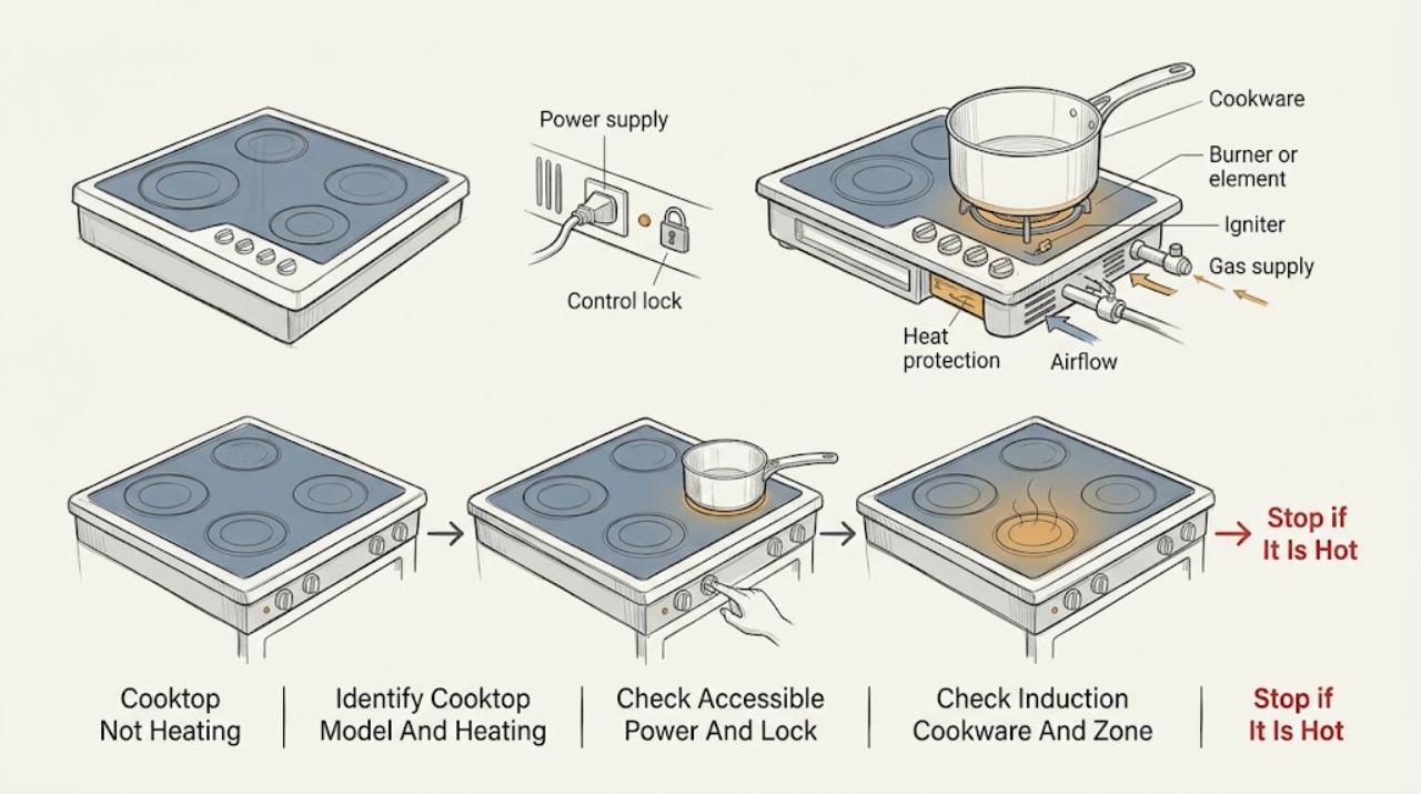 Cooktop Not Heating