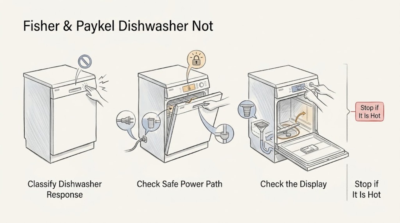 Fisher & Paykel Dishwasher Not
