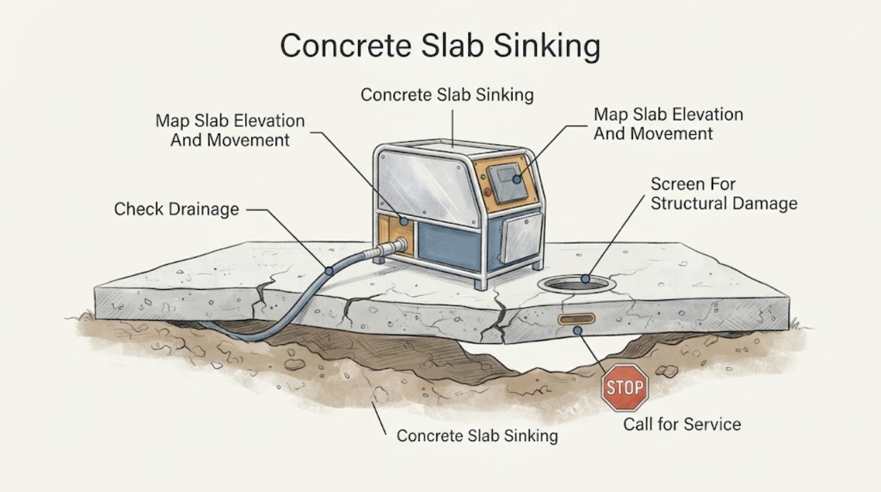 Concrete Slab Sinking