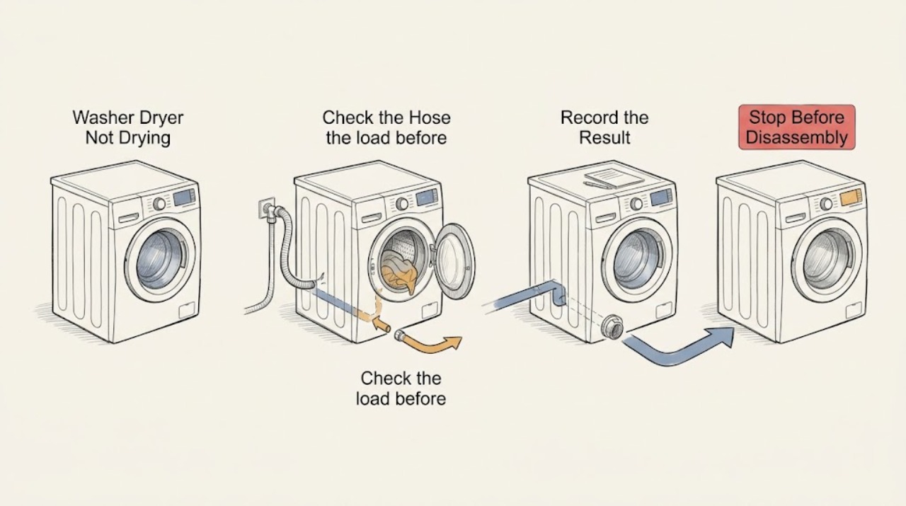 Washer Dryer Not Drying
