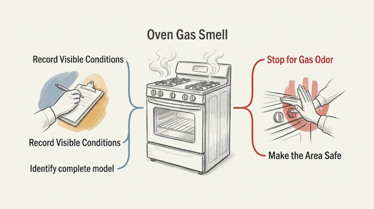 Oven Gas Smell
