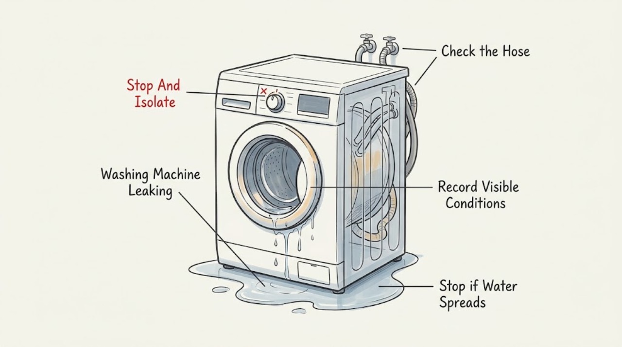 Washing Machine Leaking