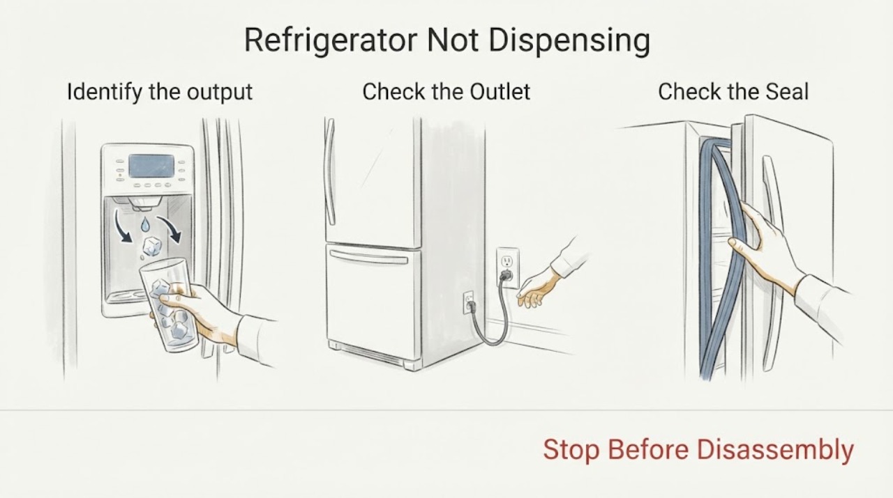 Refrigerator Not Dispensing