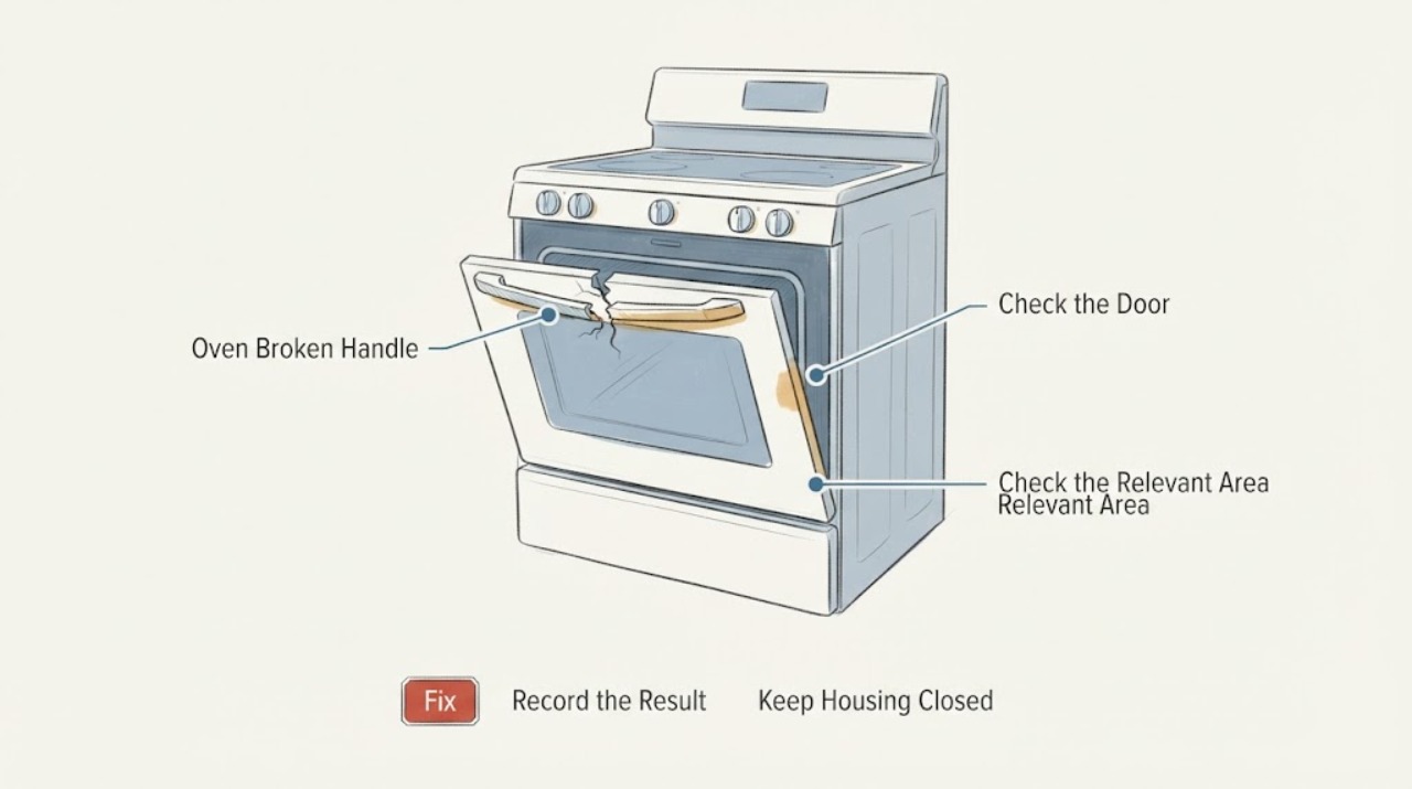 Oven Broken Handle | Fix
