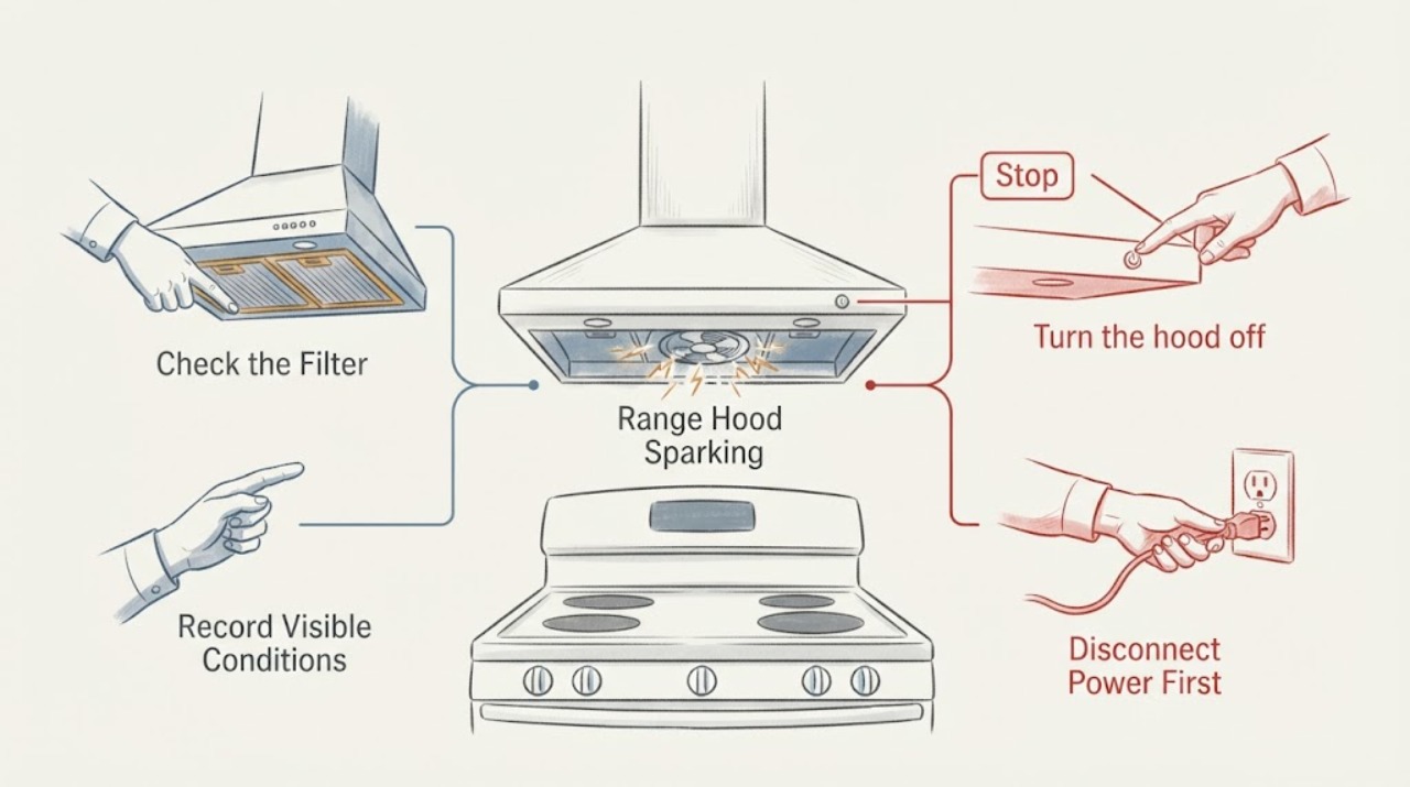 Range Hood Sparking