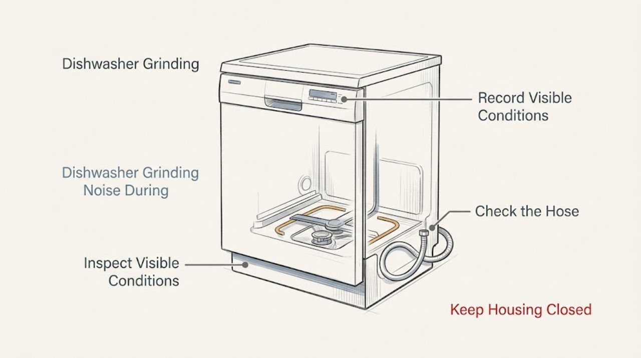 Dishwasher Grinding Noise During