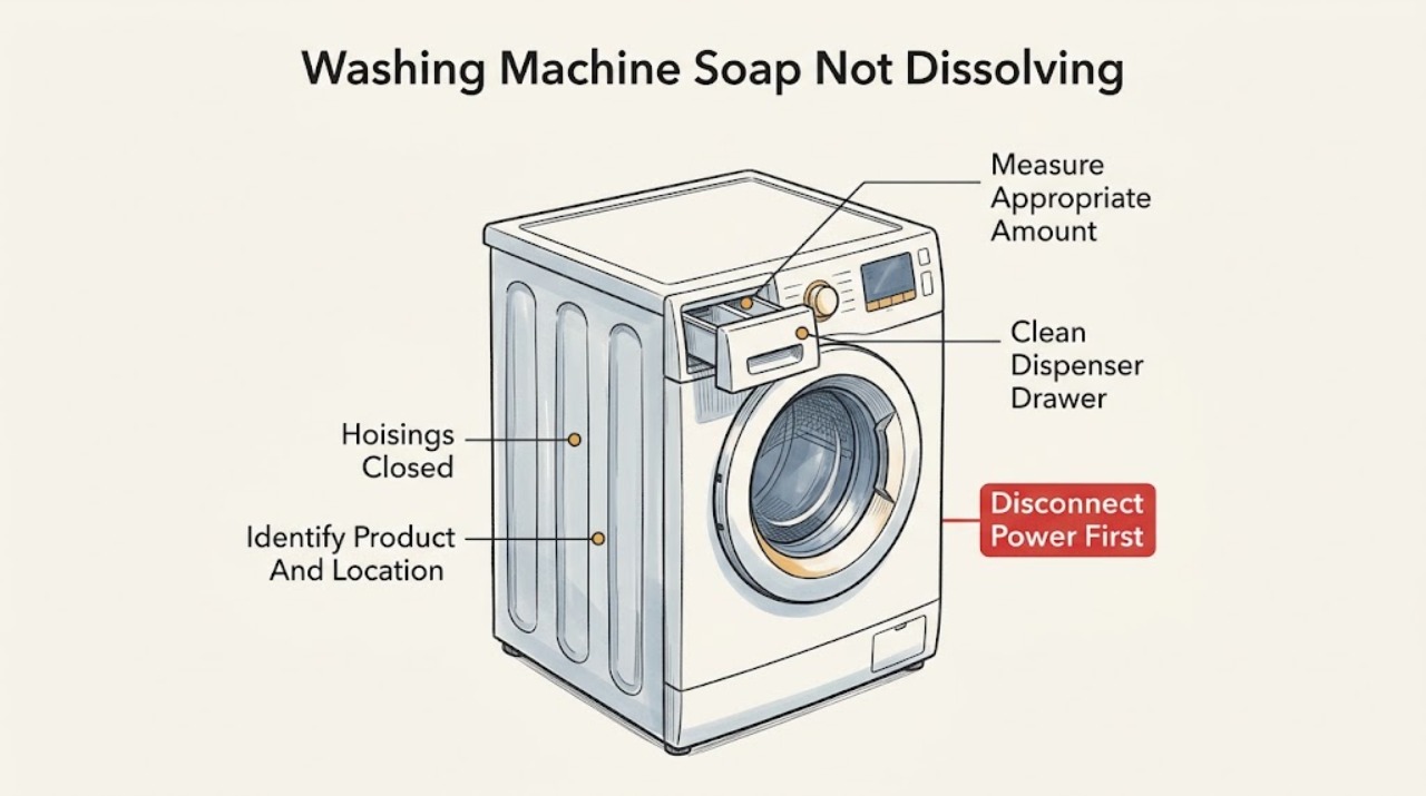 Washing Machine Soap Not Dissolving