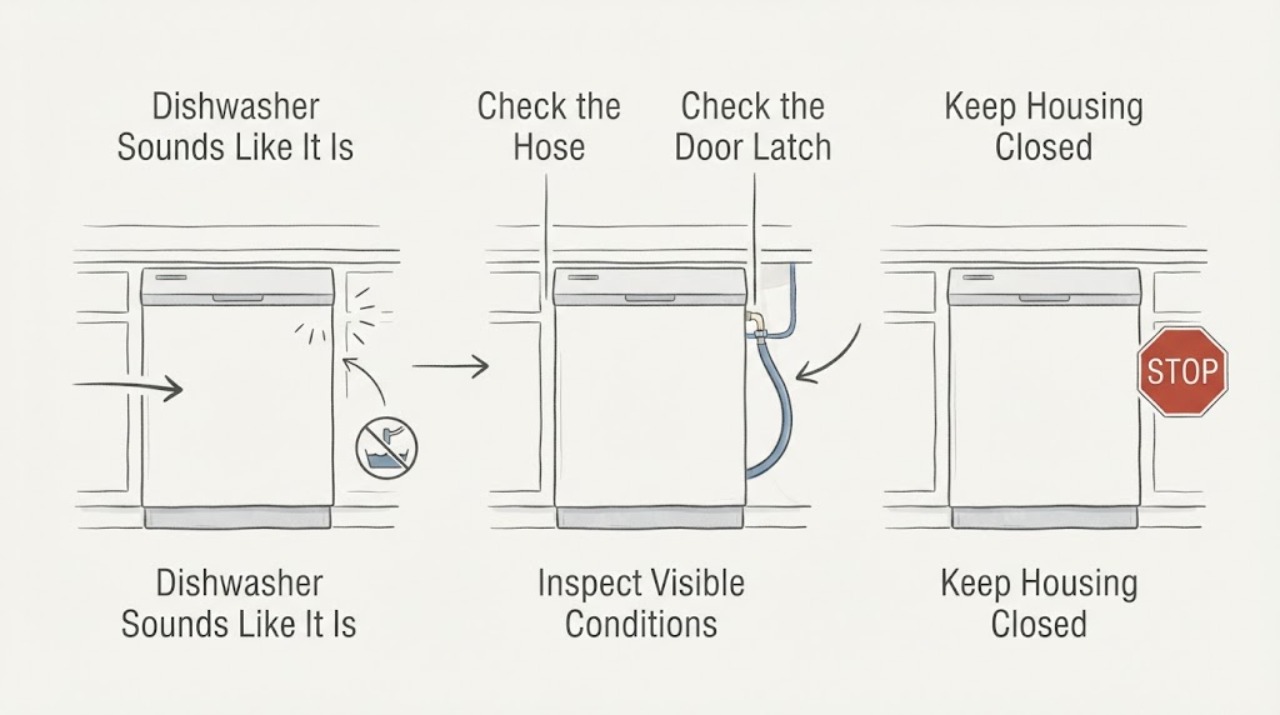 Dishwasher Sounds Like It Is