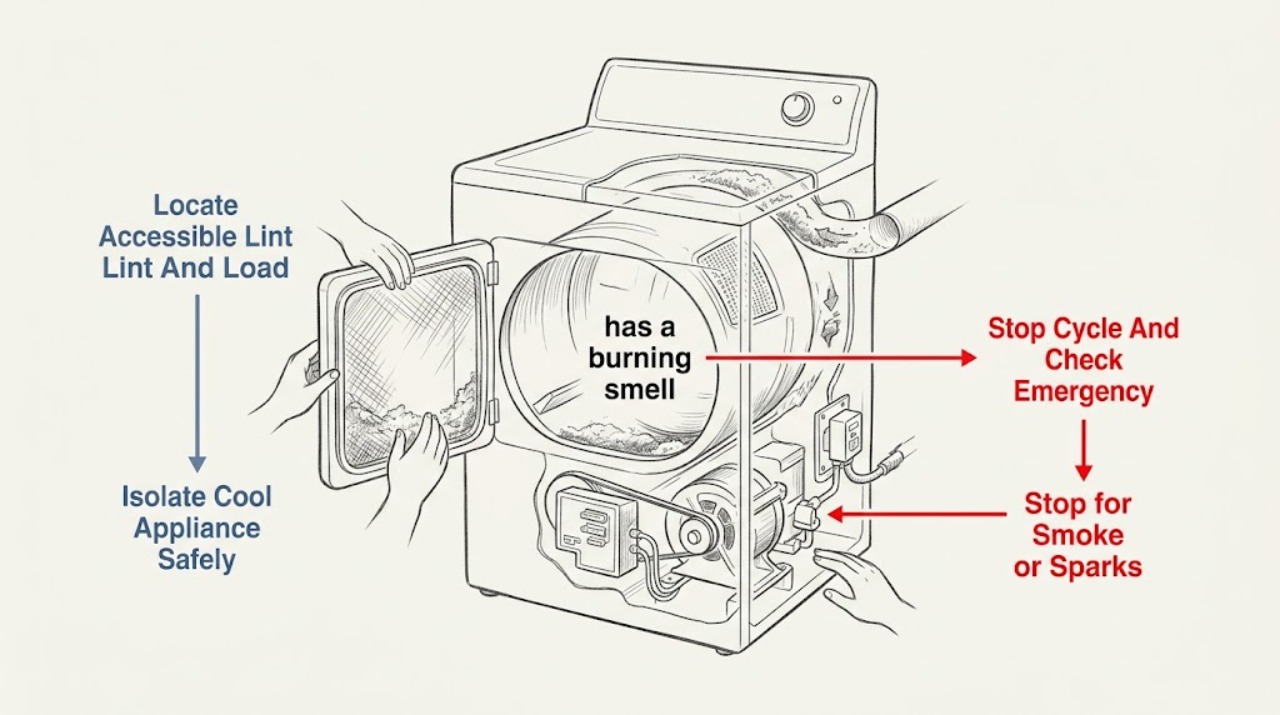 Dryer Has a Burning Smell