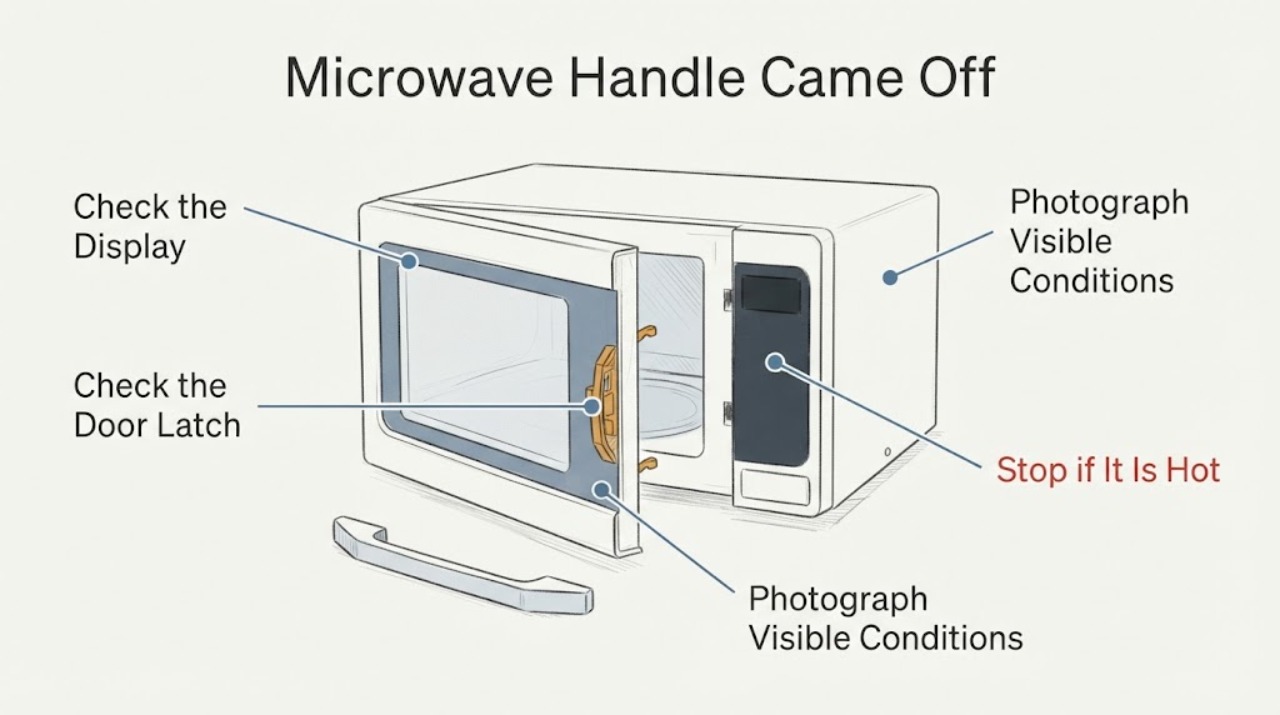 Microwave Handle Came Off