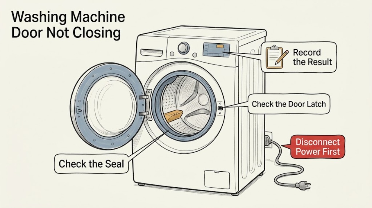 Washing Machine Door Not Closing