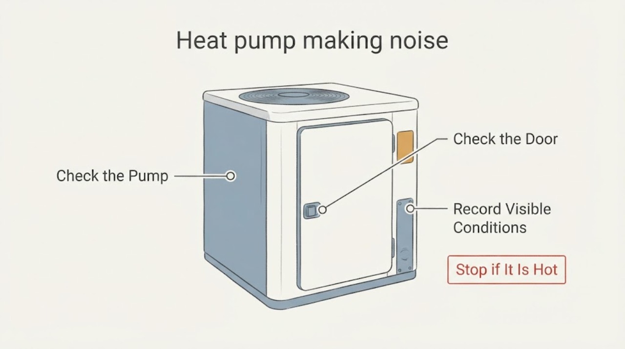 Heat pump making noise