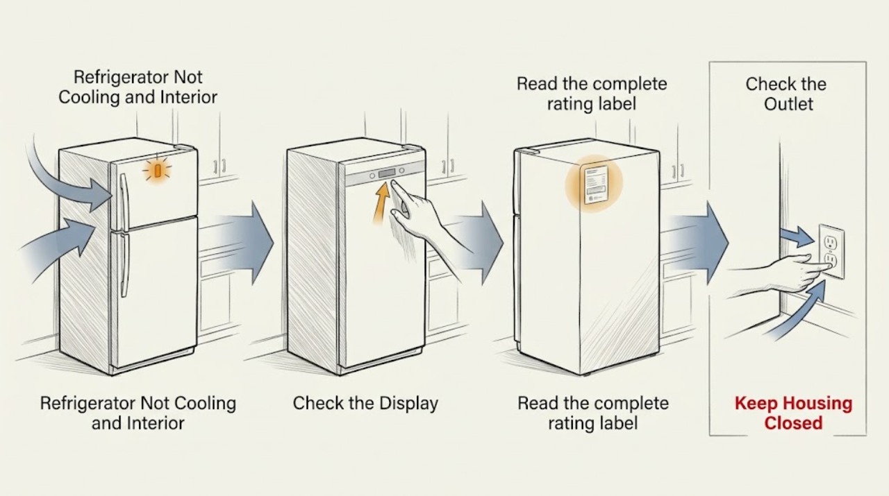 Refrigerator Not Cooling and Interior