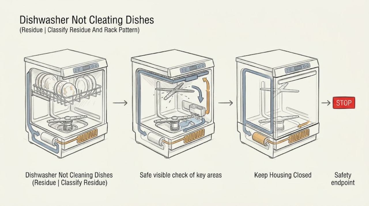 Dishwasher Not Cleaning Dishes (Residue