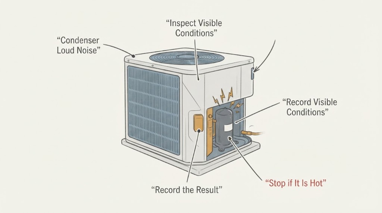 Condenser Loud Noise