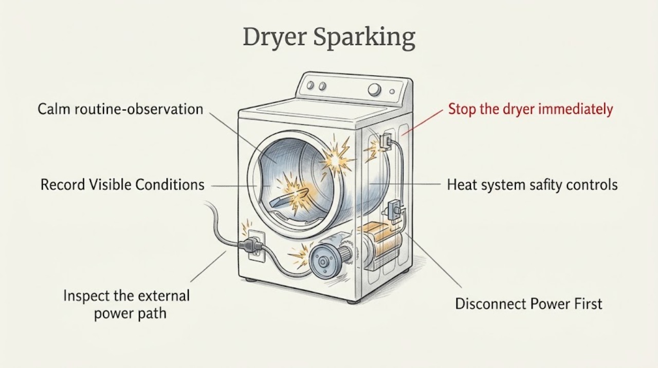Dryer Sparking