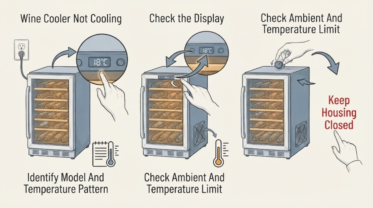 Wine Cooler Not Cooling