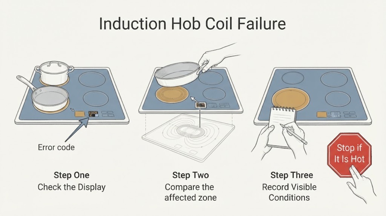 Induction Hob Coil Failure