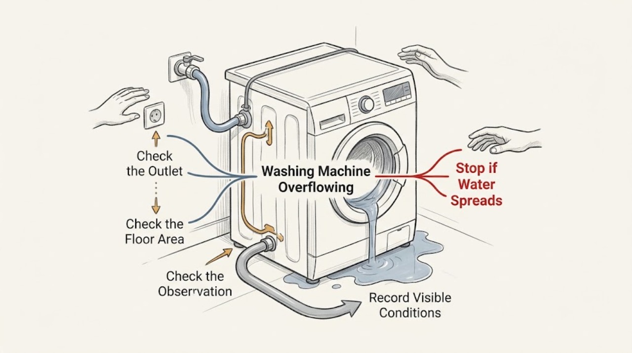 Washing Machine Overflowing