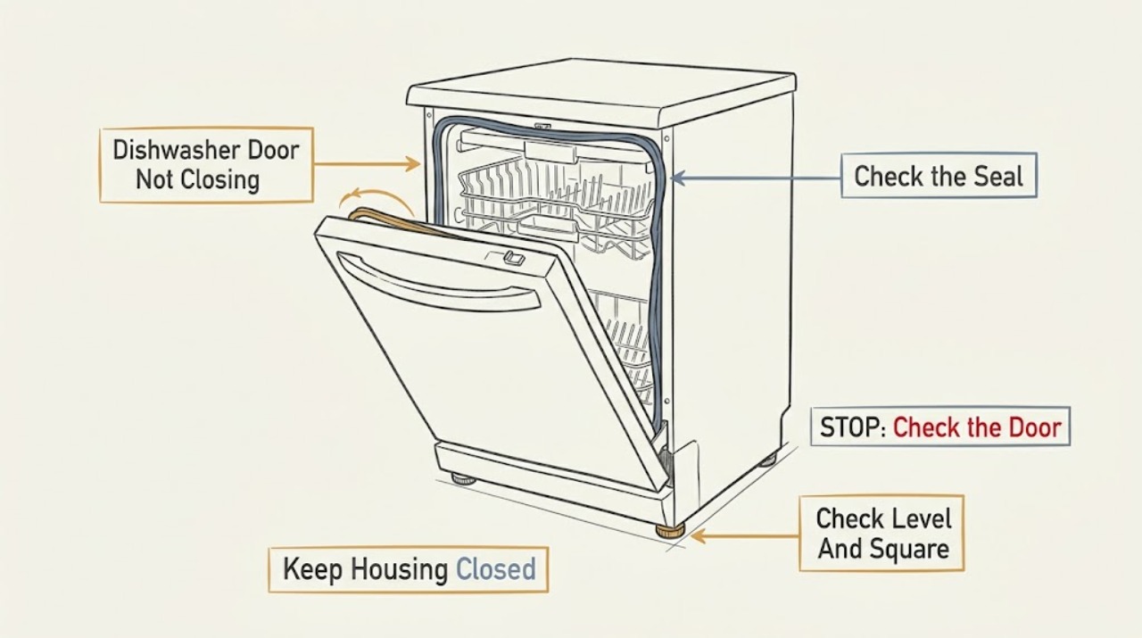 Dishwasher Door Not Closing