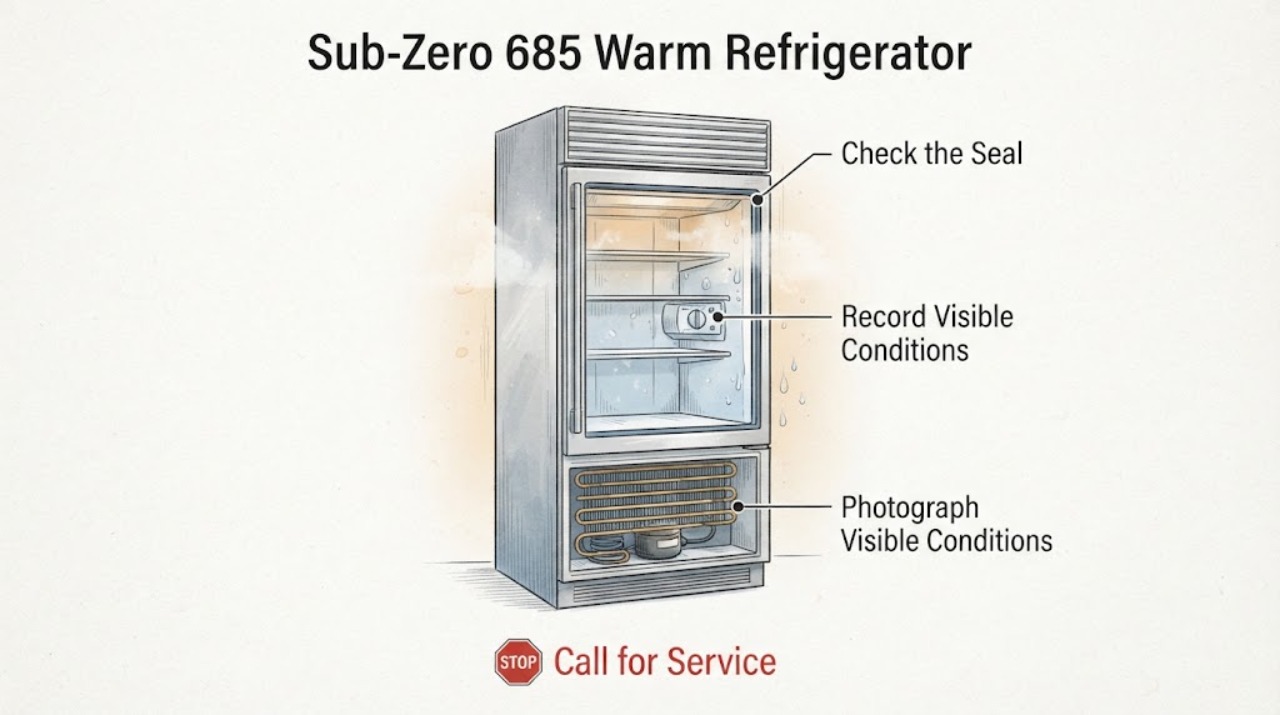 Sub-Zero 685 Warm Refrigerator