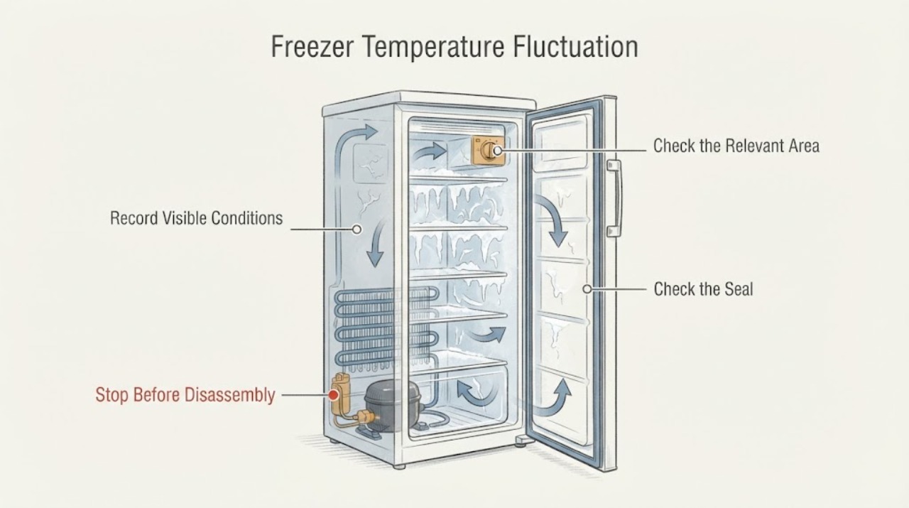 Freezer Temperature Fluctuation