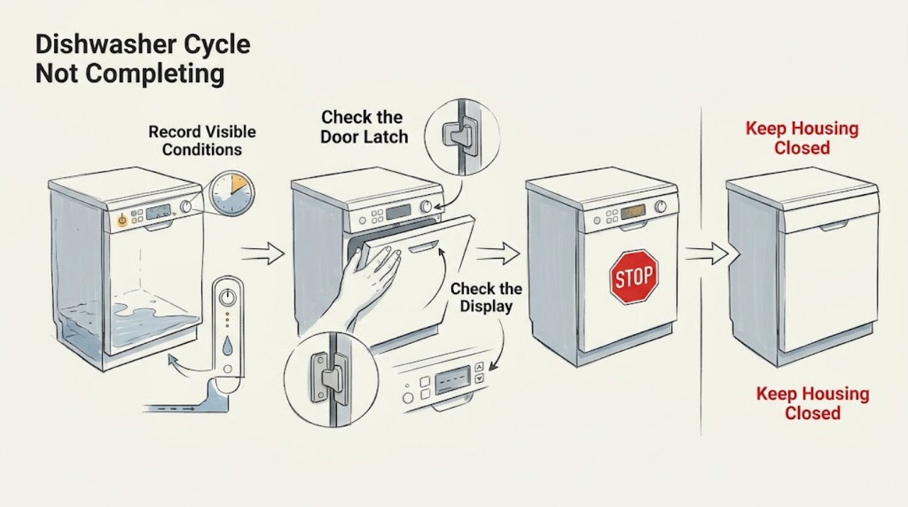 Dishwasher Cycle Not Completing
