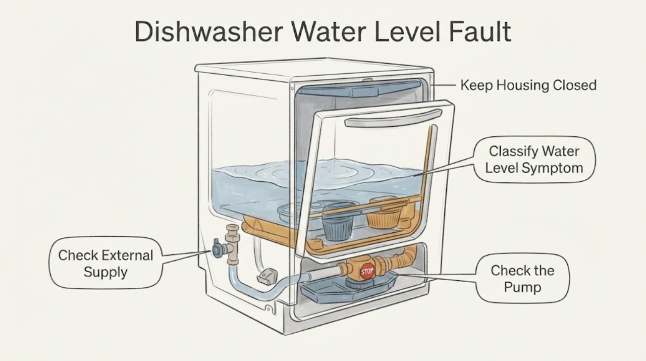 Dishwasher Water Level Fault |