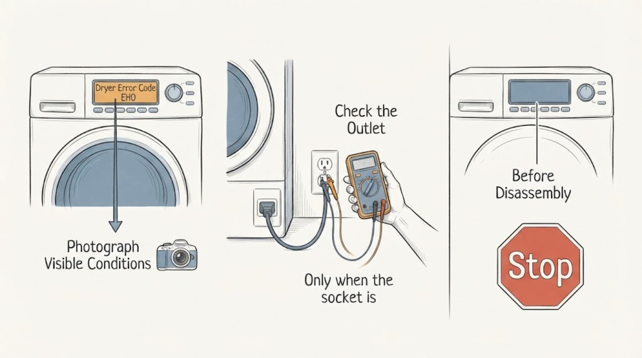 Dryer Error Code EH0