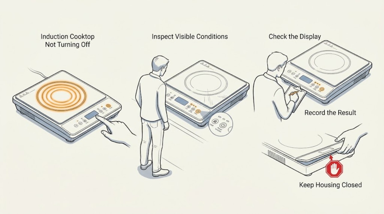 Induction Cooktop Not Turning Off