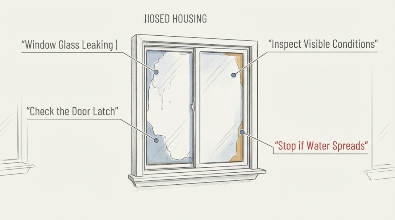 Window Glass Leaking