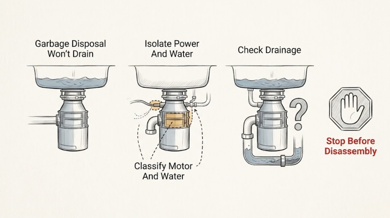 Garbage Disposal Won't Drain