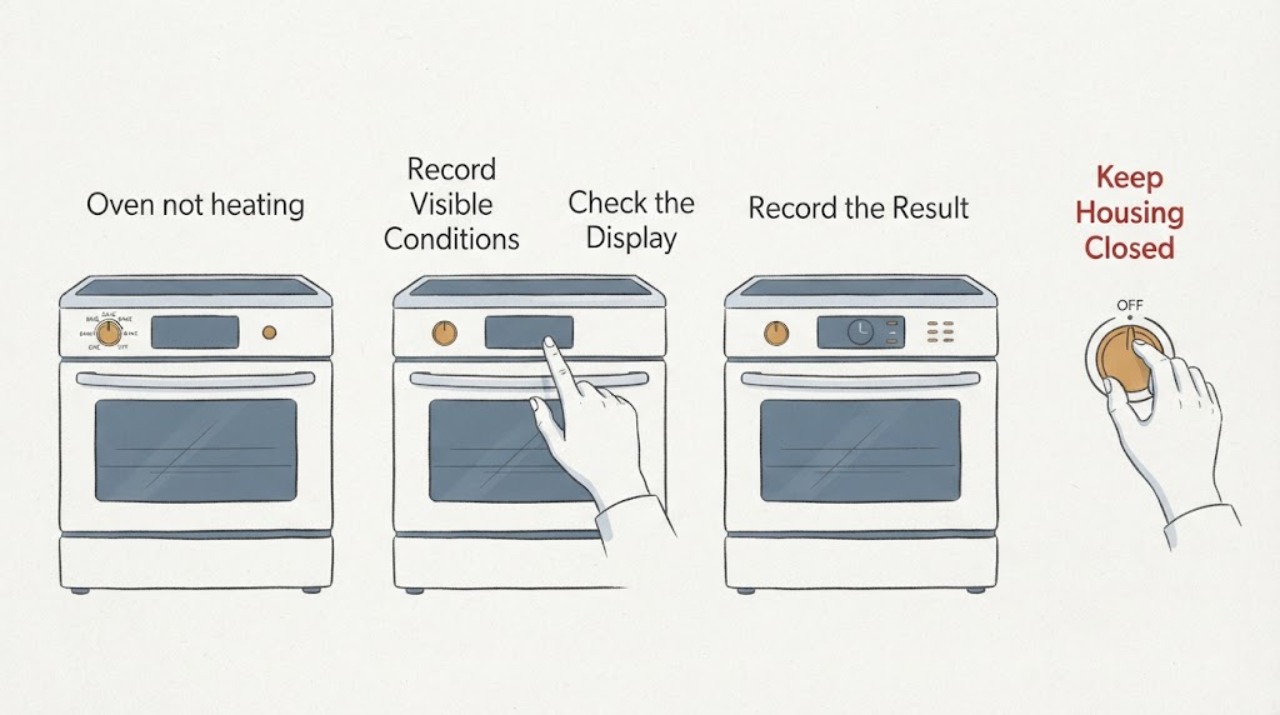Oven not heating