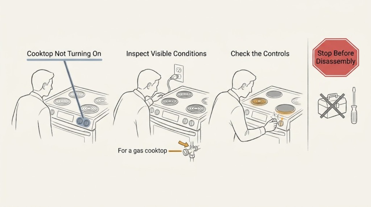 Cooktop Not Turning On