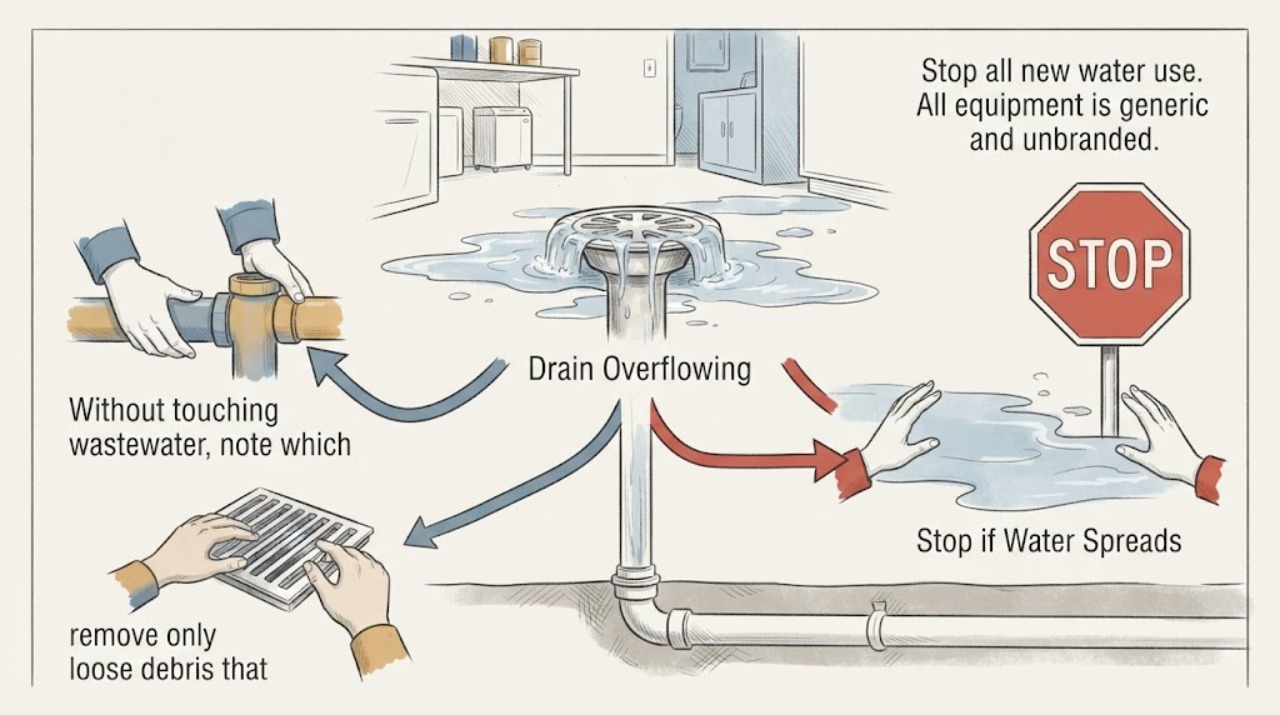 Drain Overflowing