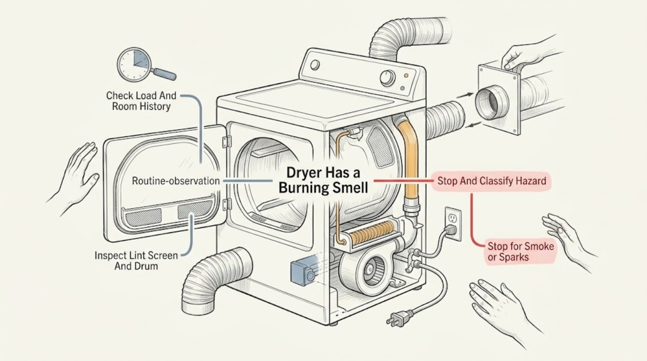 Dryer Has a Burning Smell