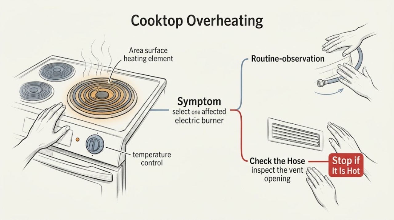 Cooktop Overheating
