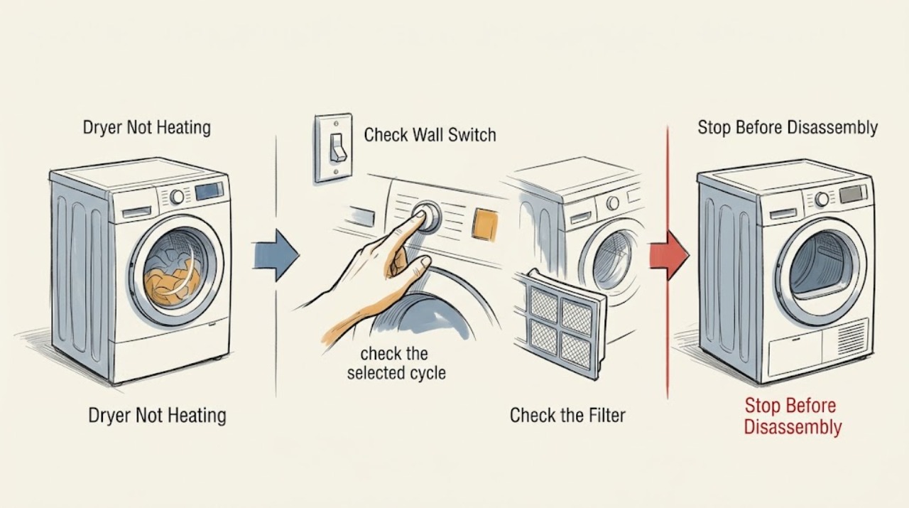 Dryer Not Heating