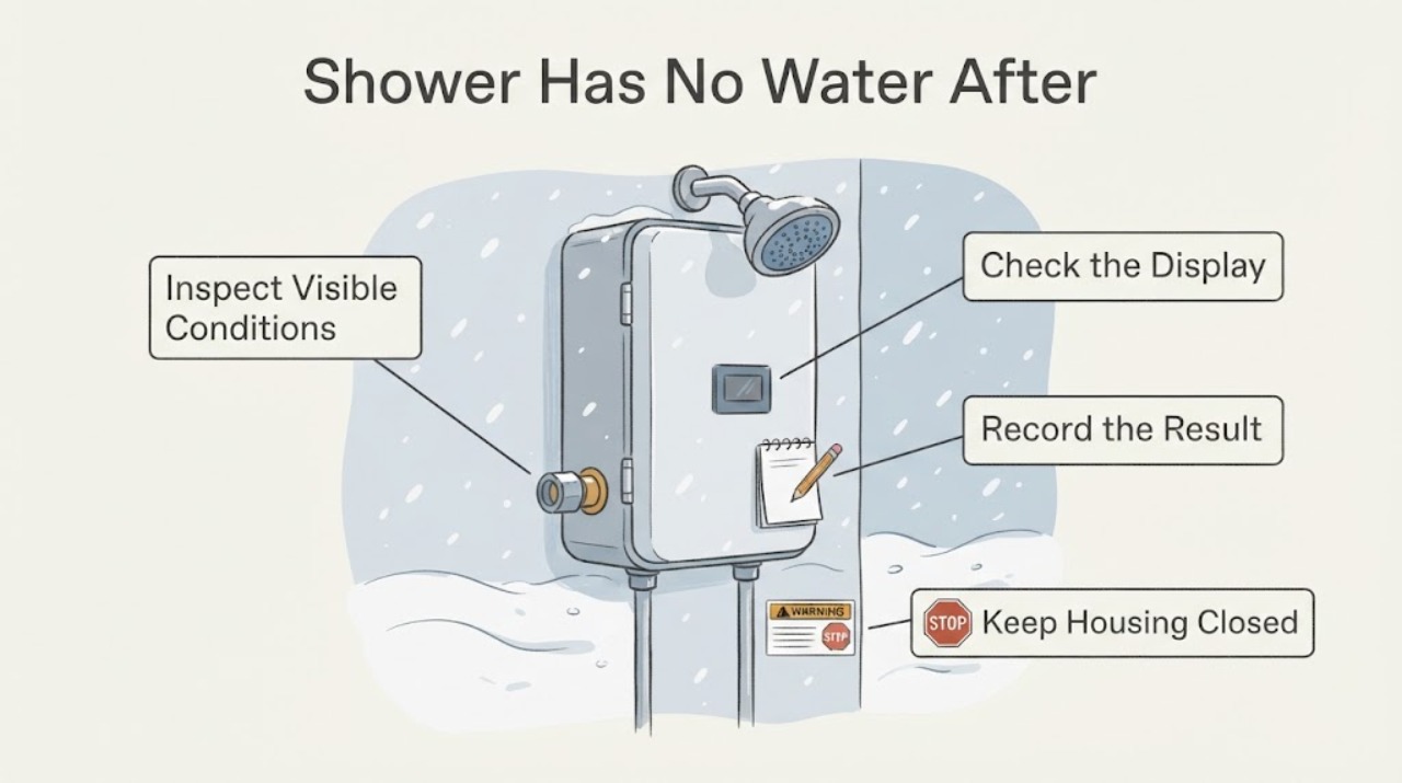 Shower Has No Water After