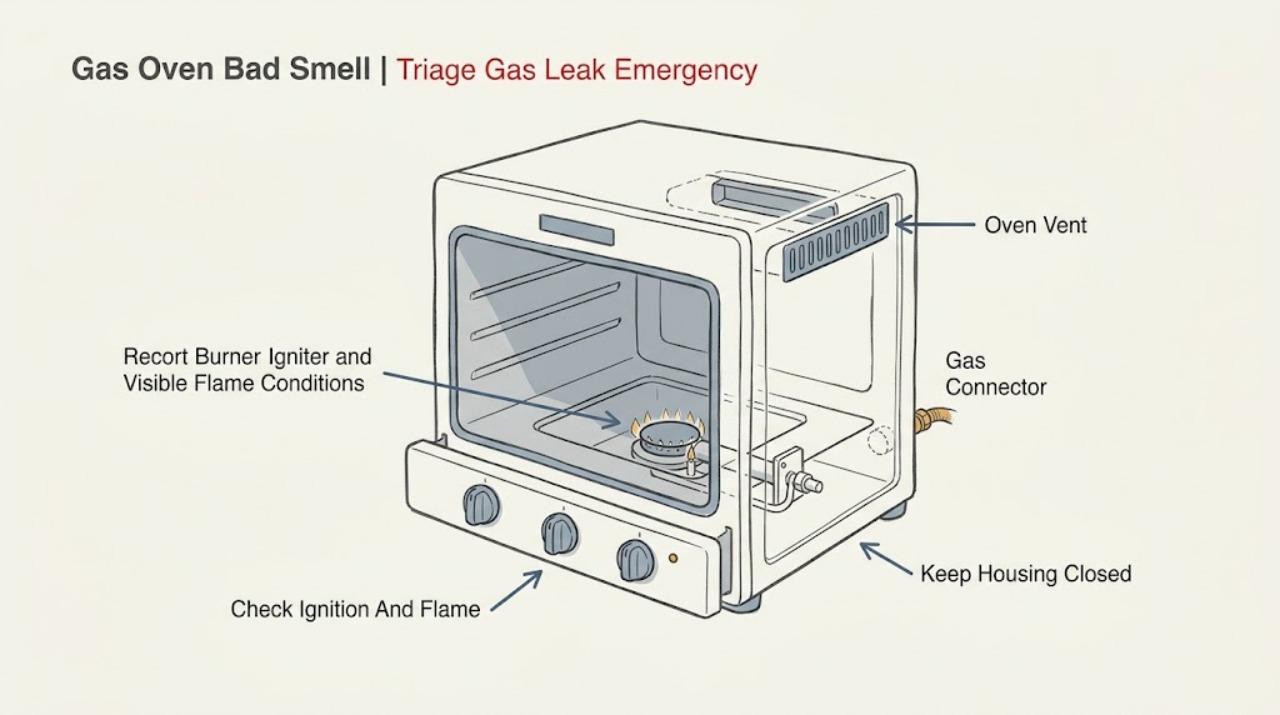 Gas Oven Bad Smell