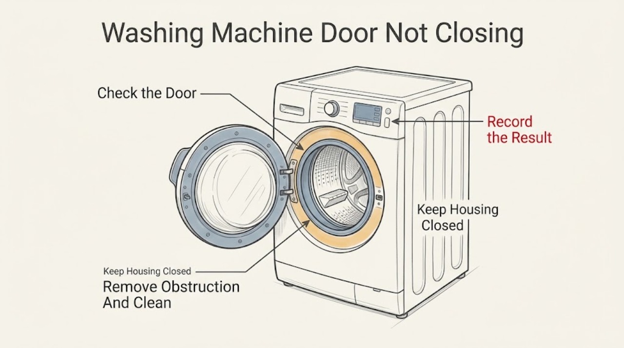 Washing Machine Door Not Closing