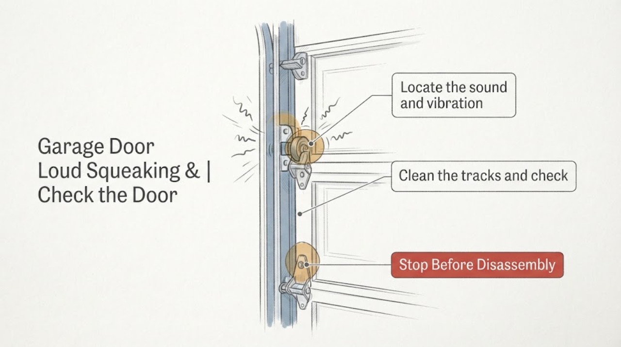 Garage Door Loud Squeaking &