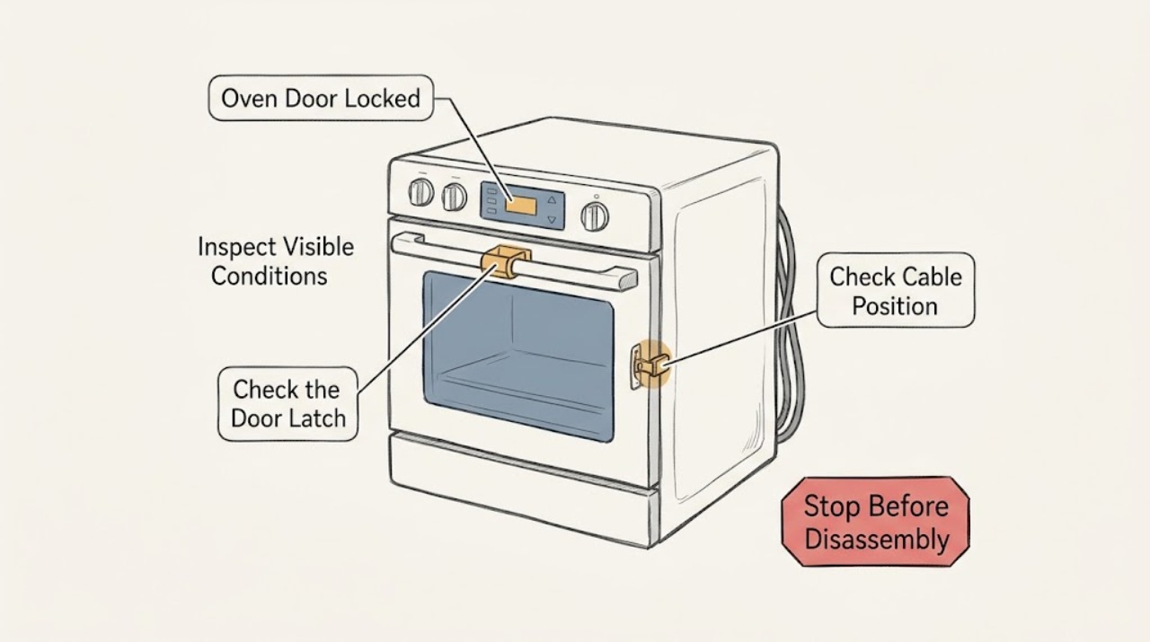 Oven Door Locked
