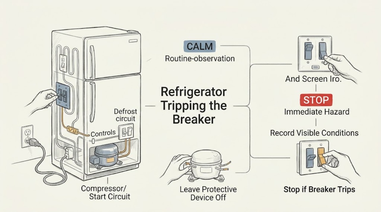 Refrigerator Tripping the Breaker