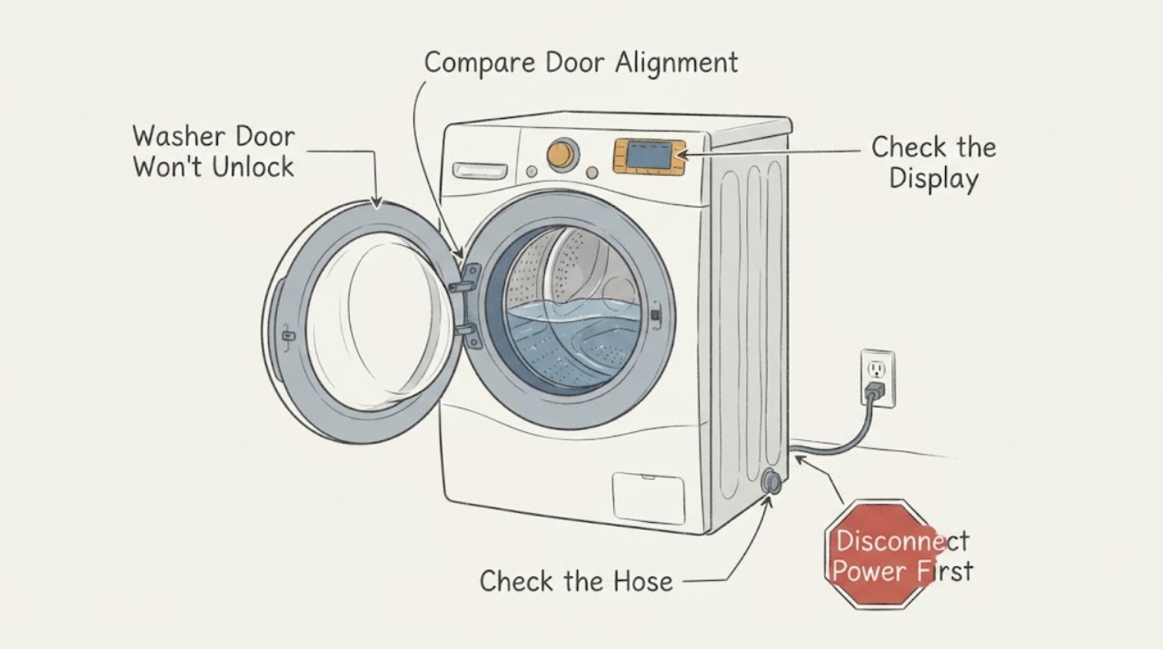 Washer Door Won't Unlock